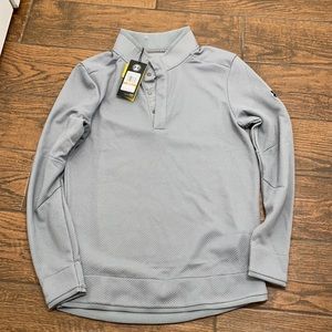NEW UA Sweaterfleece Snap Water Repellent Sweater